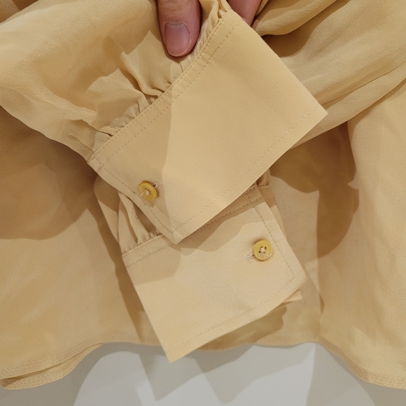 Aritzia Wilfred Elisa Silk flowy blouse XS - Picture 5 of 8